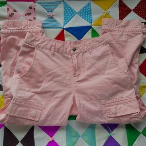 pink capri cargos🩷